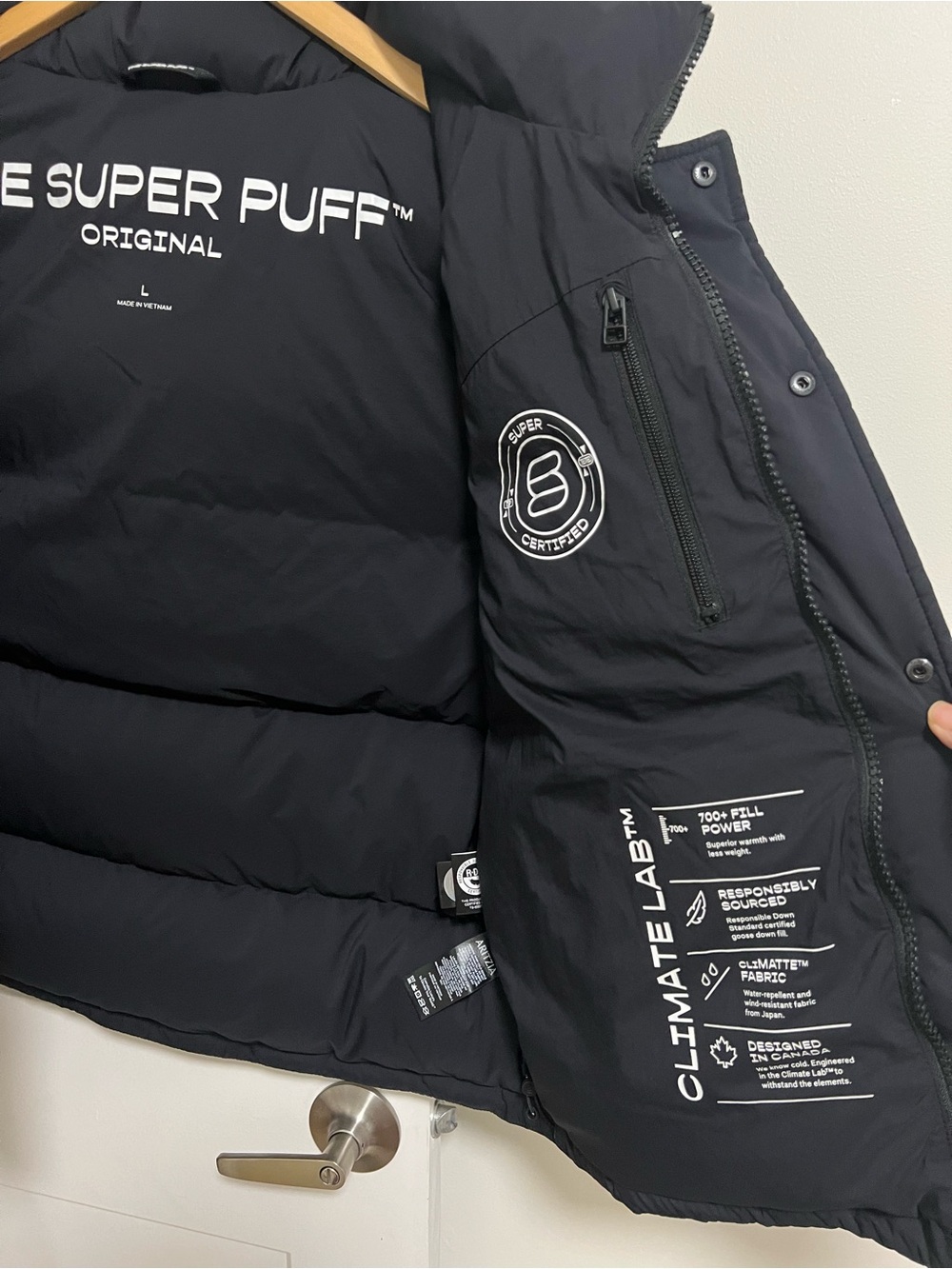 Aritzia The Super Puff™ Vest - cliMATTE™ Sz L - Picture 7 of 10